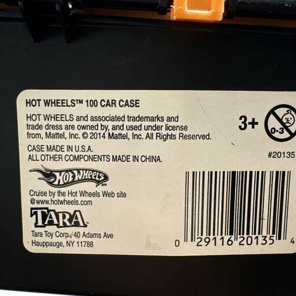 Hot Wheels 100-Car Carrying Case Box Storage 2014 Mattel Inc. PREOWNED EUC - Picture 13 of 13